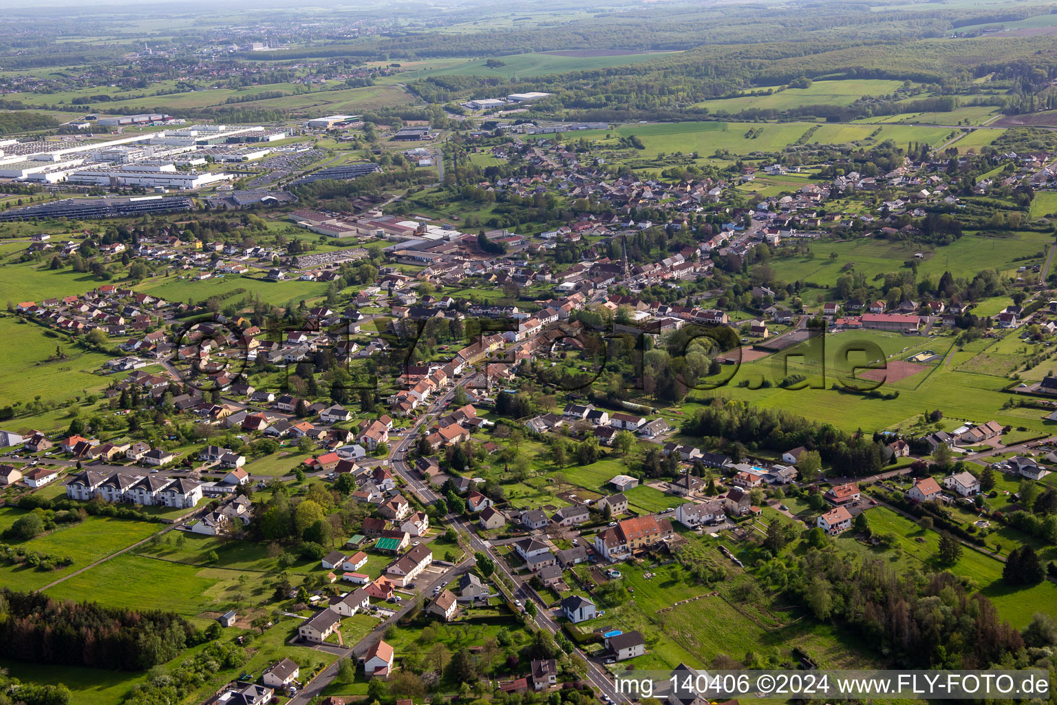 Totale in Hambach im Bundesland Moselle, Frankreich