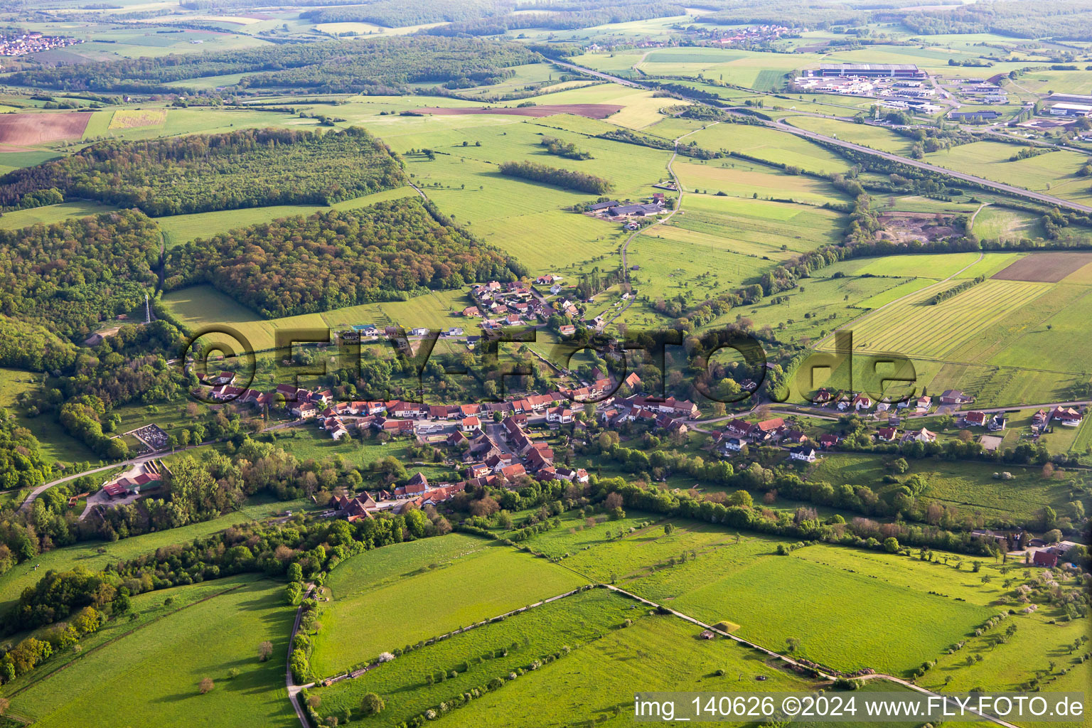 Burbach im Bundesland Bas-Rhin, Frankreich