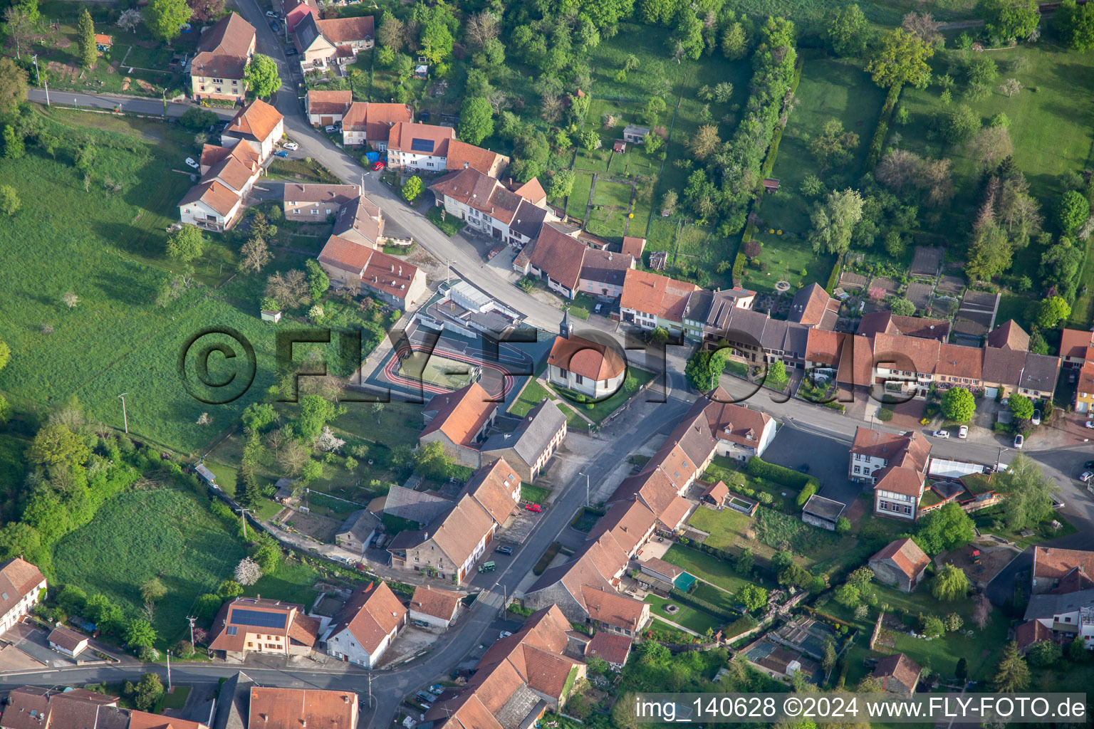 Rue Principale in Burbach im Bundesland Bas-Rhin, Frankreich