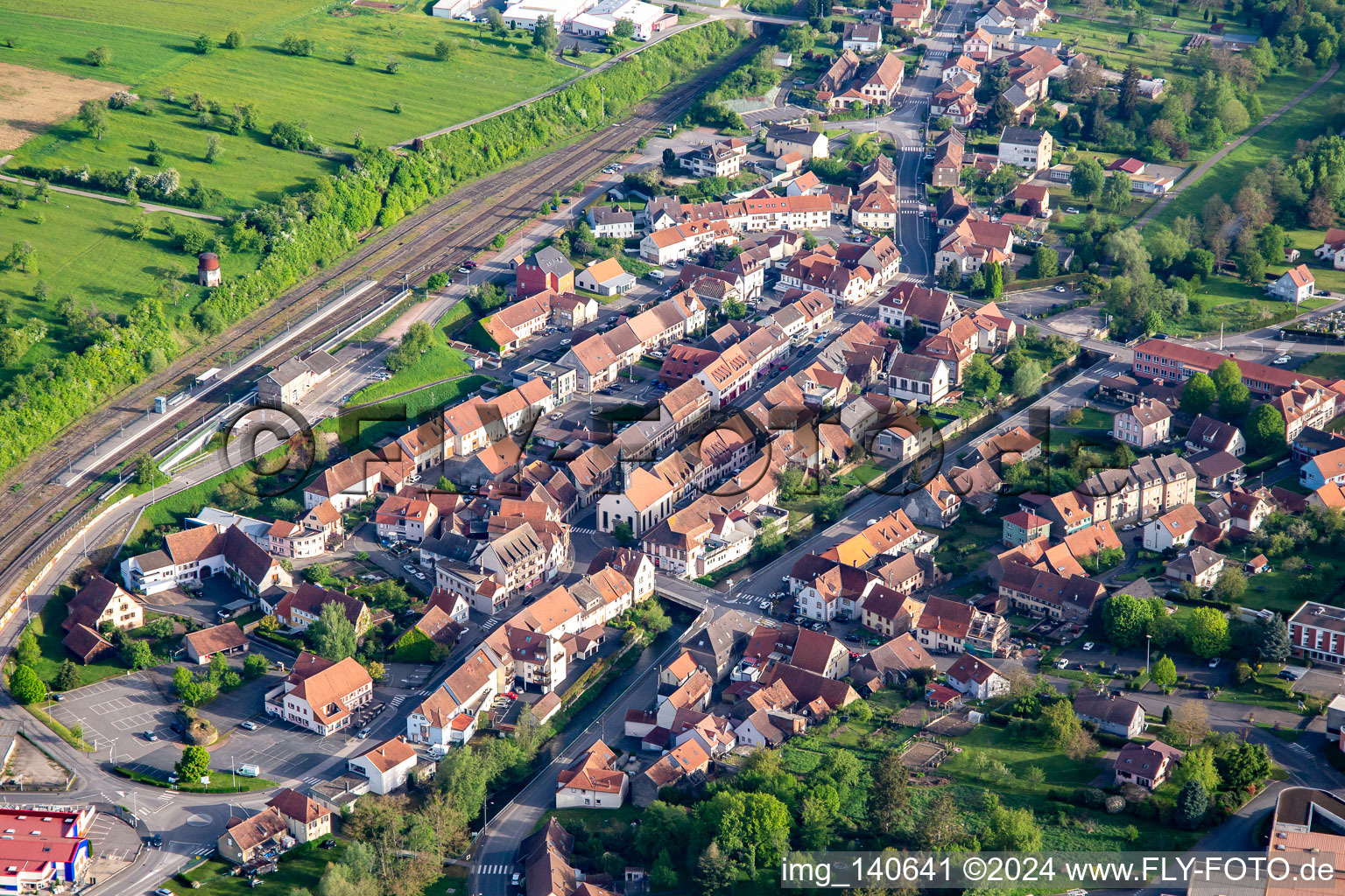 Diemeringen im Bundesland Bas-Rhin, Frankreich