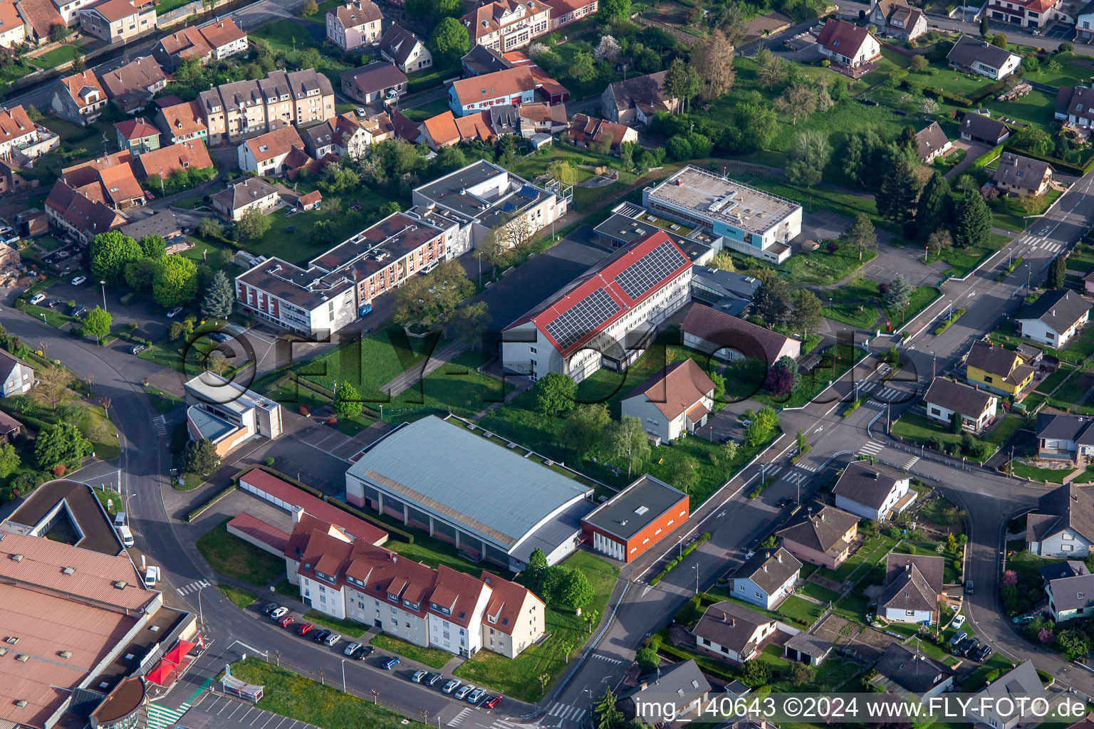 Collège de l'Eichel in Diemeringen im Bundesland Bas-Rhin, Frankreich