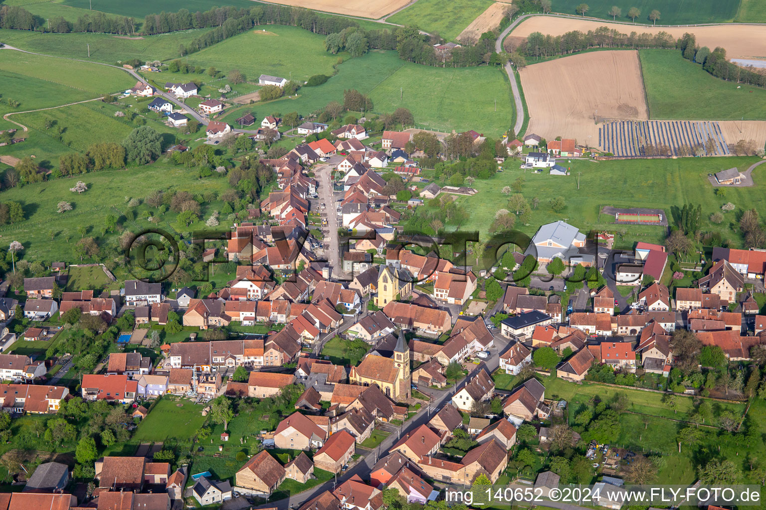 Rue de Ratzwiller in Butten im Bundesland Bas-Rhin, Frankreich