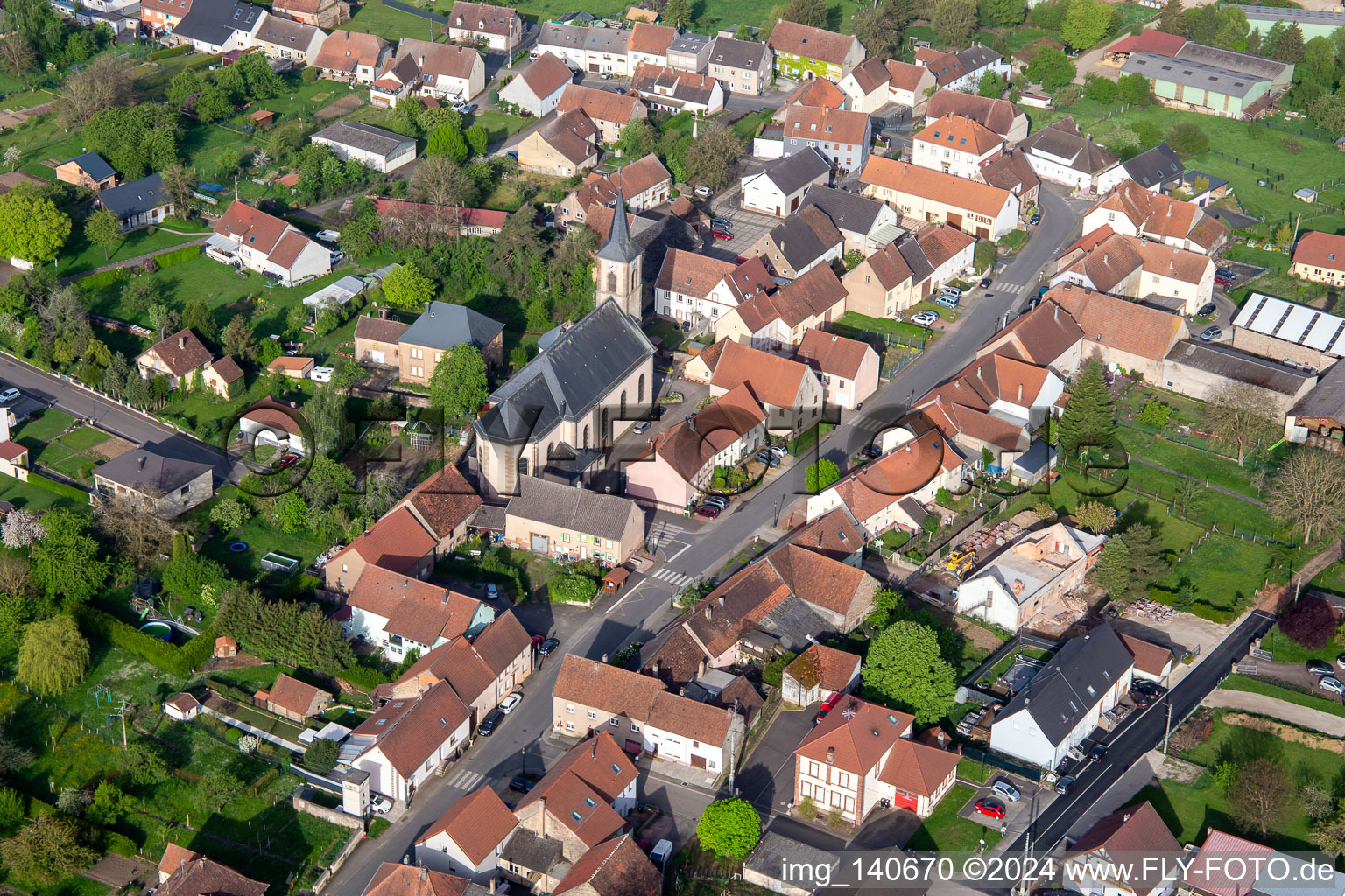 Eglise Petit-Réderching im Bundesland Moselle, Frankreich