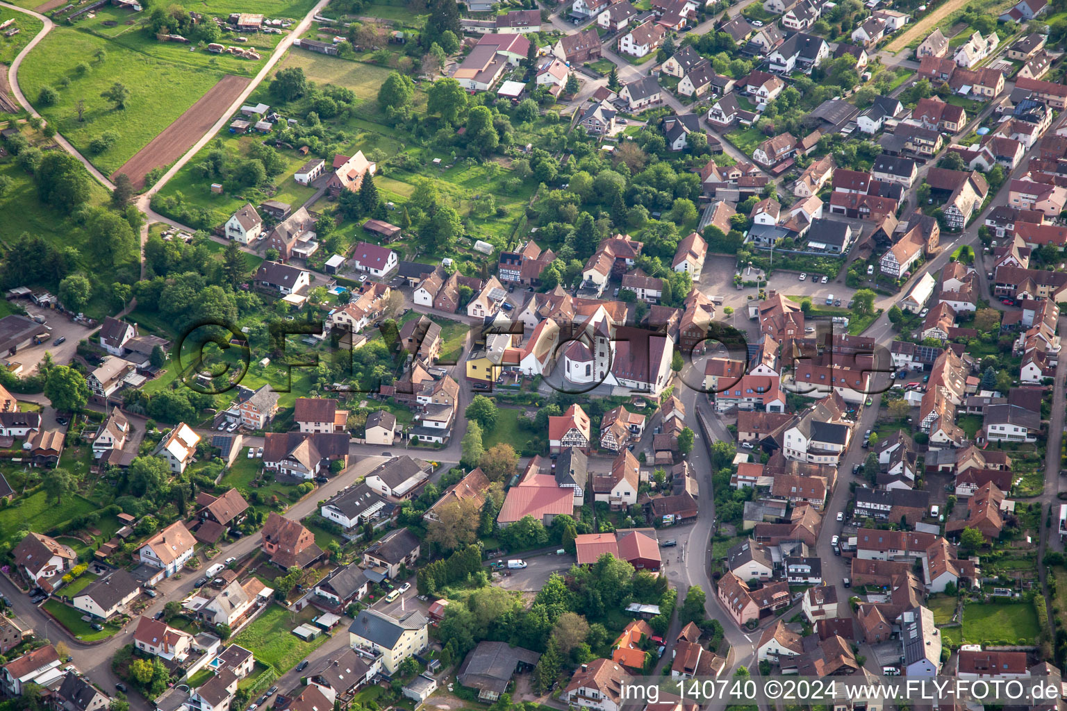 Wernersberg von Osten im Bundesland Rheinland-Pfalz, Deutschland