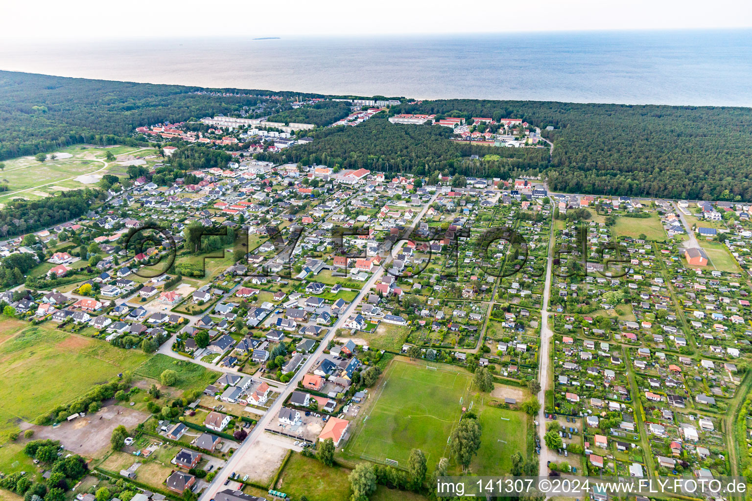 Hafenstr in Karlshagen im Bundesland Mecklenburg-Vorpommern, Deutschland