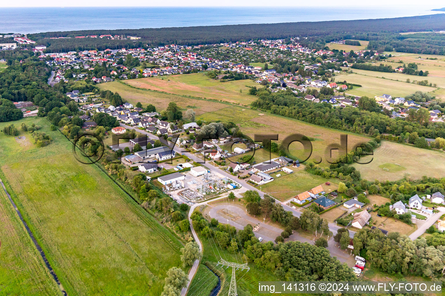 Peenestr in Karlshagen im Bundesland Mecklenburg-Vorpommern, Deutschland