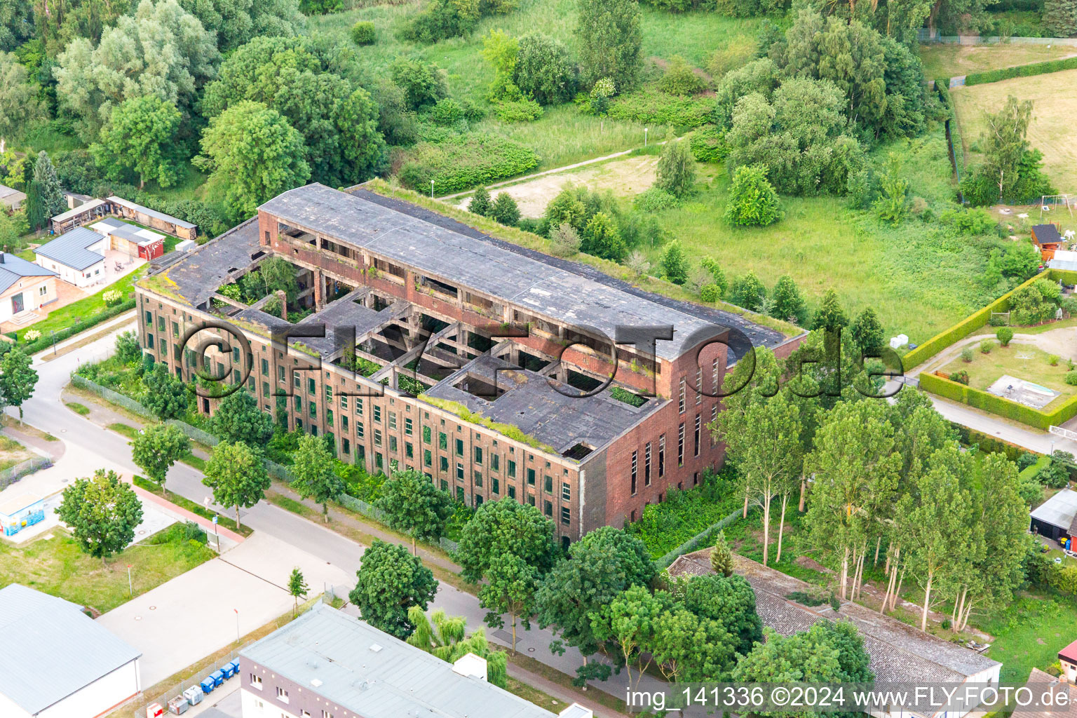 Ehemalige Sauerstofffabrik zum Raketenbau im 2. Weltkrieg in Peenemünde im Bundesland Mecklenburg-Vorpommern, Deutschland