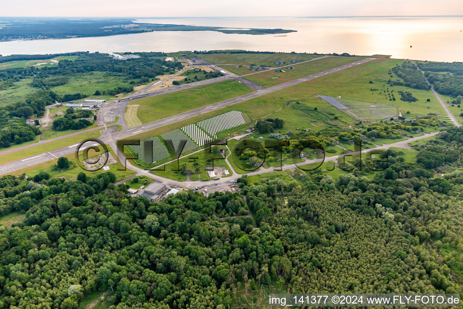 Peenemünde Airport im Bundesland Mecklenburg-Vorpommern, Deutschland