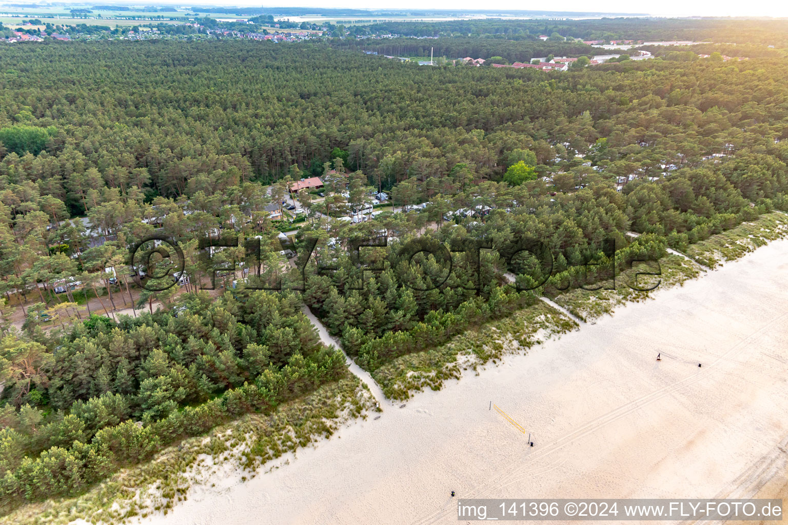 Dünencamp Karlshagen im Bundesland Mecklenburg-Vorpommern, Deutschland