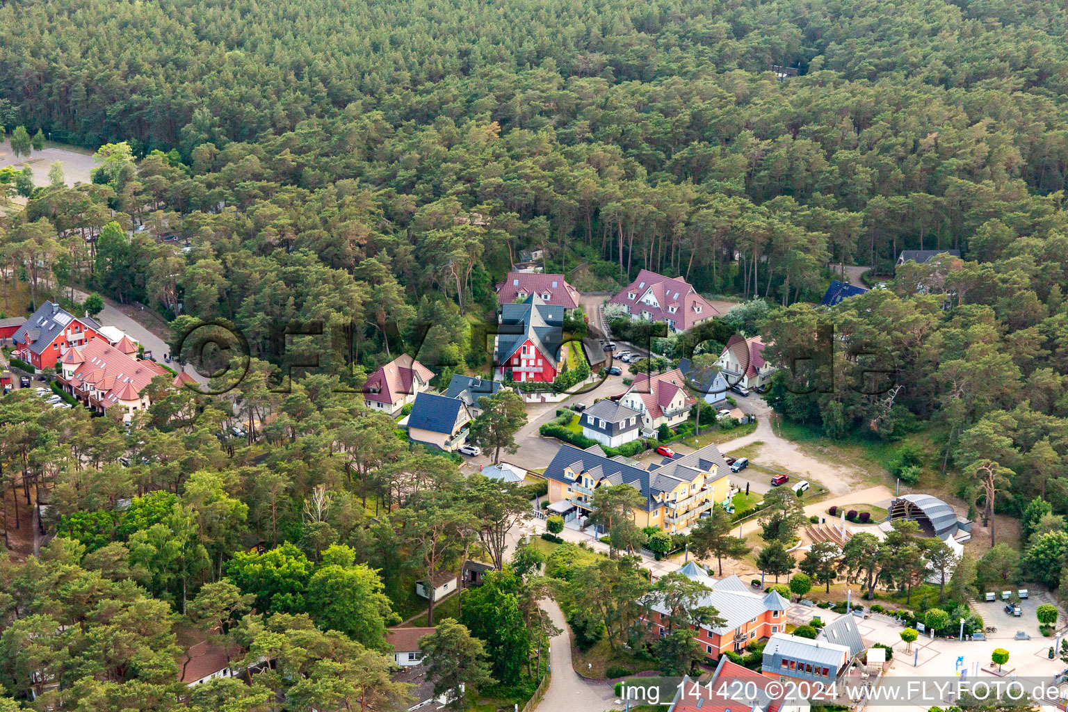 Dünenwaldhaus, Strandhaus Dünenhaus in Trassenheide im Bundesland Mecklenburg-Vorpommern, Deutschland