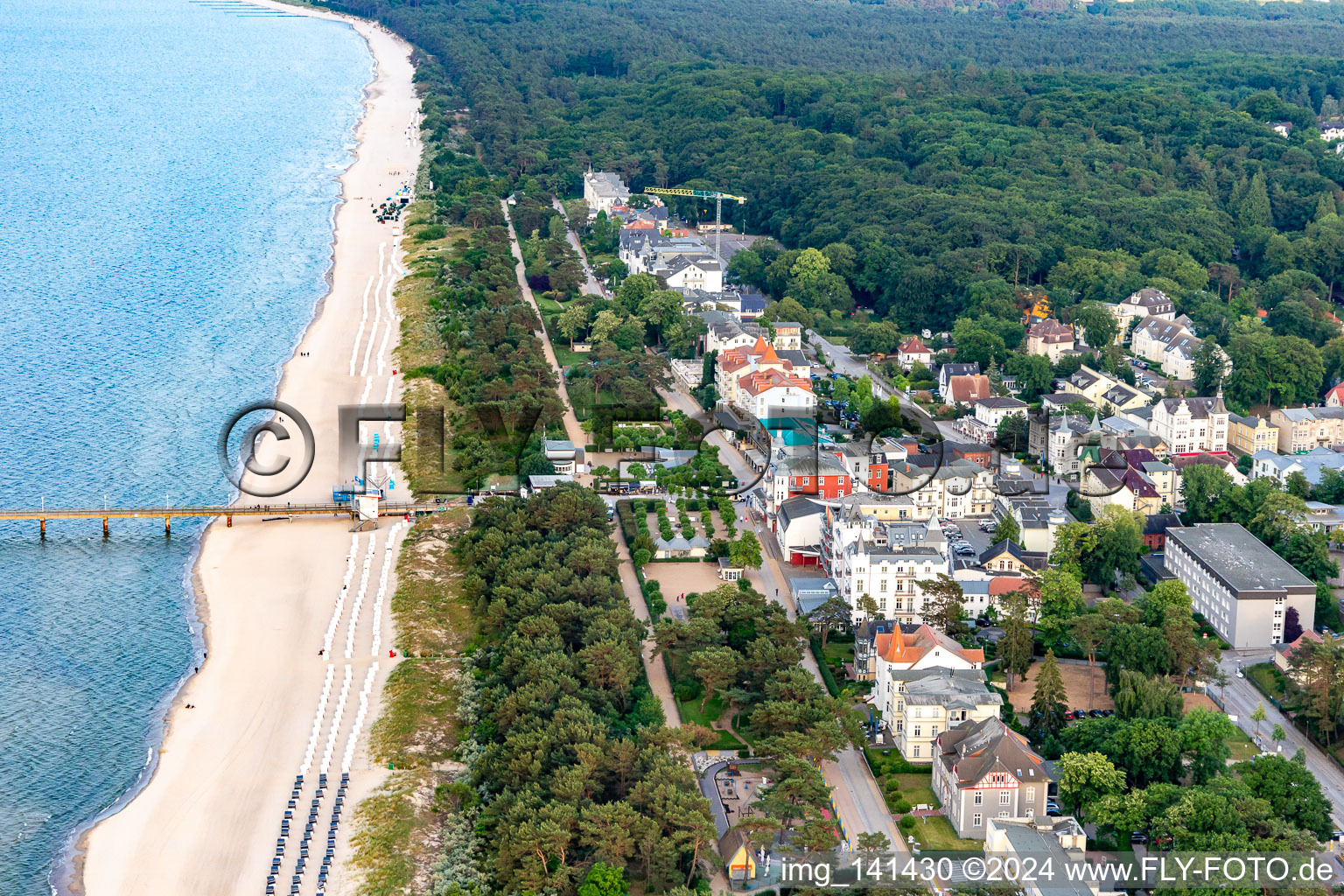 Zinnowitzer Strand im Bundesland Mecklenburg-Vorpommern, Deutschland