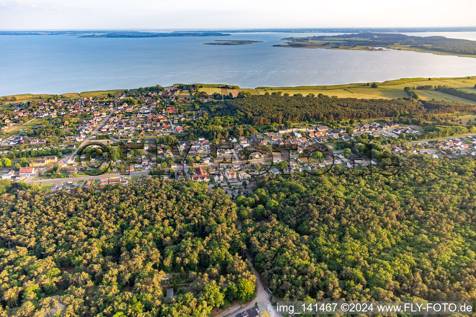 Achterewasserseite in Zempin im Bundesland Mecklenburg-Vorpommern, Deutschland