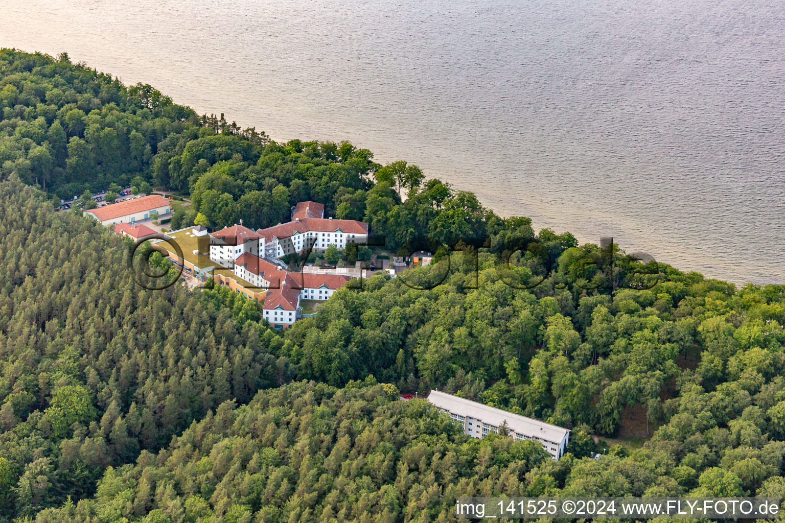 Luftbild von Reha-Zentrum Ückeritz, Klinik Ostseeblick - Deutsche Rentenversicherung Bund im Bundesland Mecklenburg-Vorpommern, Deutschland