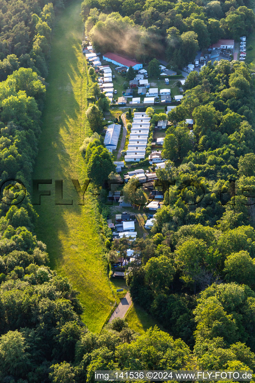 Luftbild von Feriencamp "Am Ostseestrand" Meyer John-Petrik in Ückeritz im Bundesland Mecklenburg-Vorpommern, Deutschland