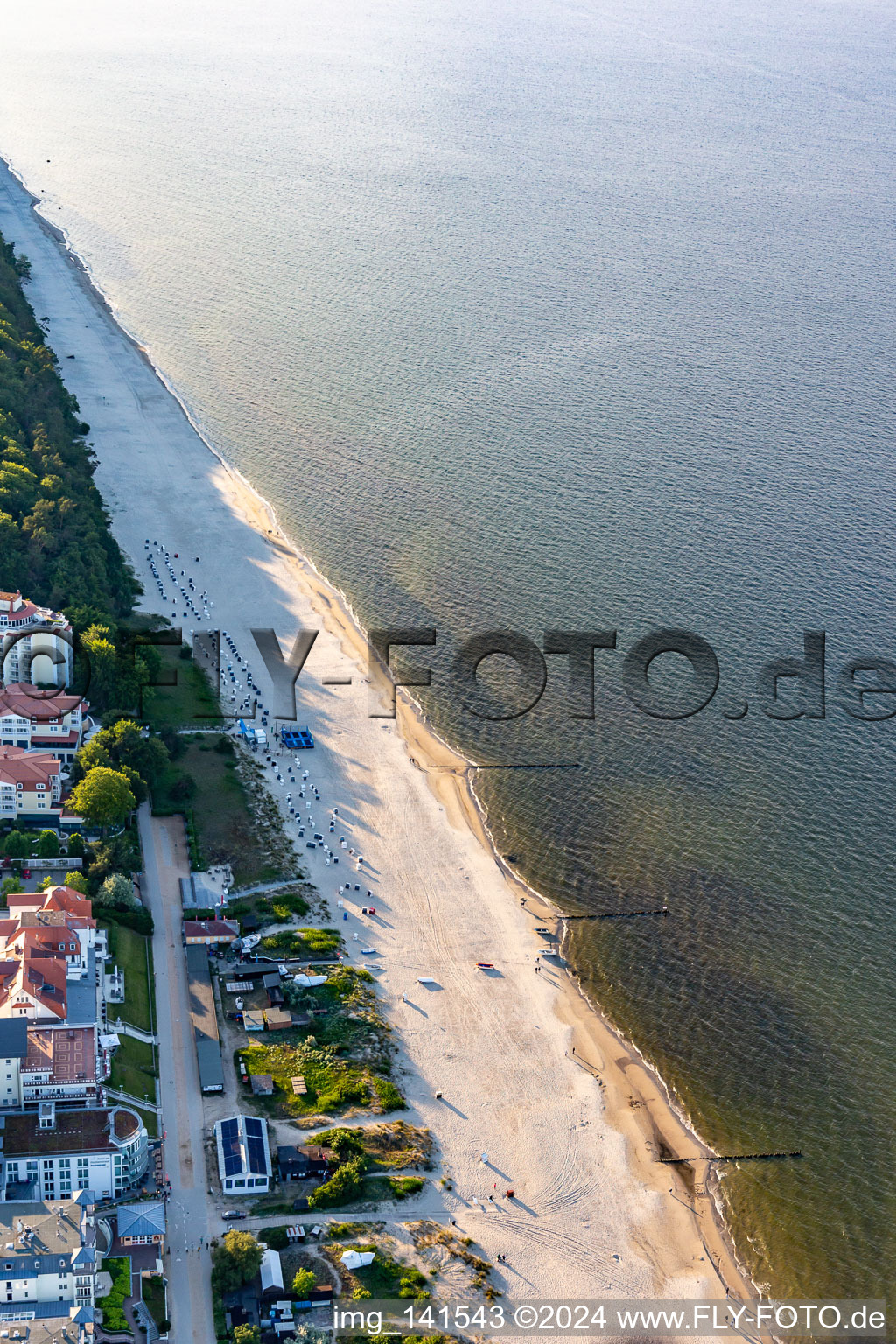 Strand Bansin in Heringsdorf im Bundesland Mecklenburg-Vorpommern, Deutschland