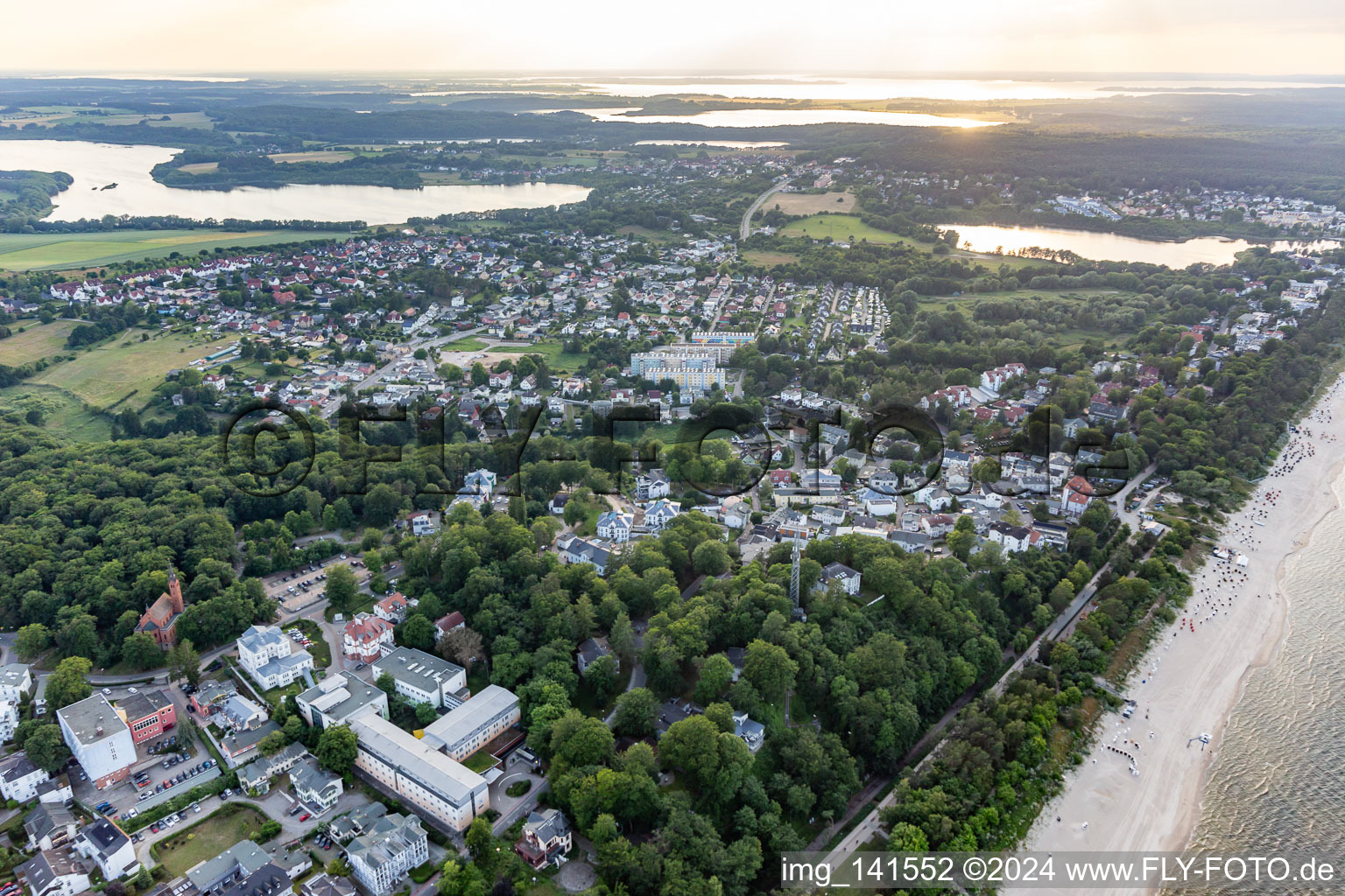 Nordwestlicher Teil in Heringsdorf im Bundesland Mecklenburg-Vorpommern, Deutschland