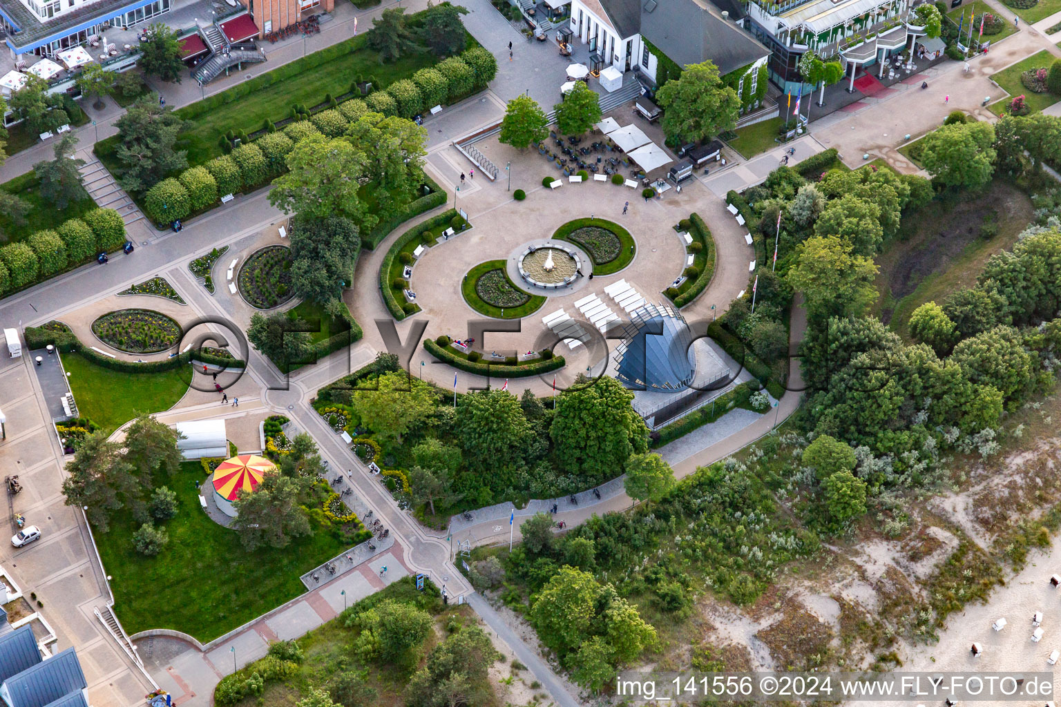 Konzertbühne Seebad Heringsdorf im Bundesland Mecklenburg-Vorpommern, Deutschland