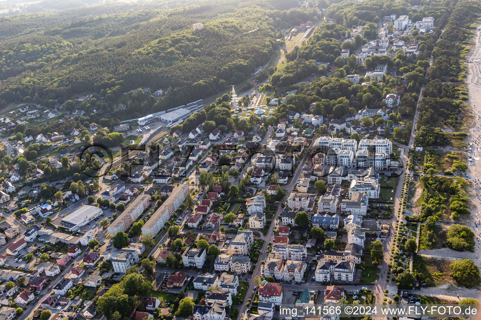 Goethestr im Ortsteil Ahlbeck U in Heringsdorf im Bundesland Mecklenburg-Vorpommern, Deutschland