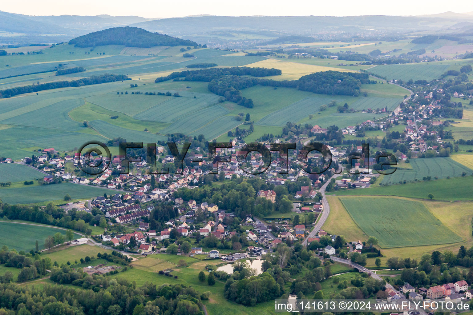 Hörnitz von Osten in Bertsdorf-Hörnitz im Bundesland Sachsen, Deutschland