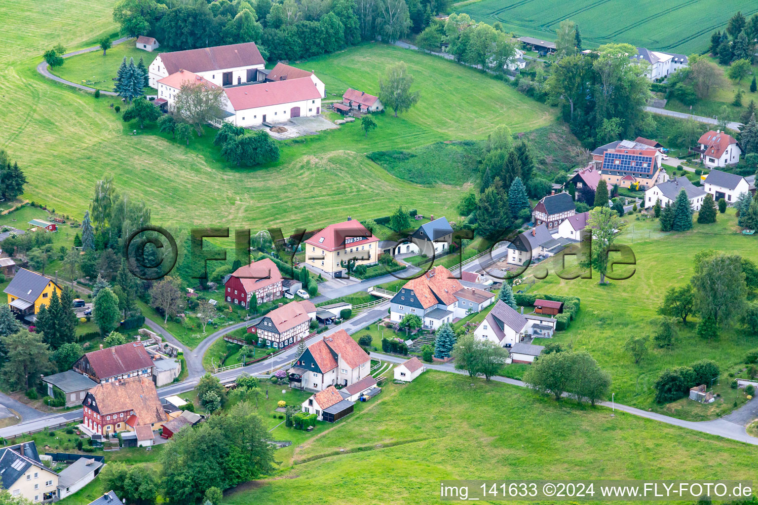 Ortsteil Wittgendorf in Zittau im Bundesland Sachsen, Deutschland