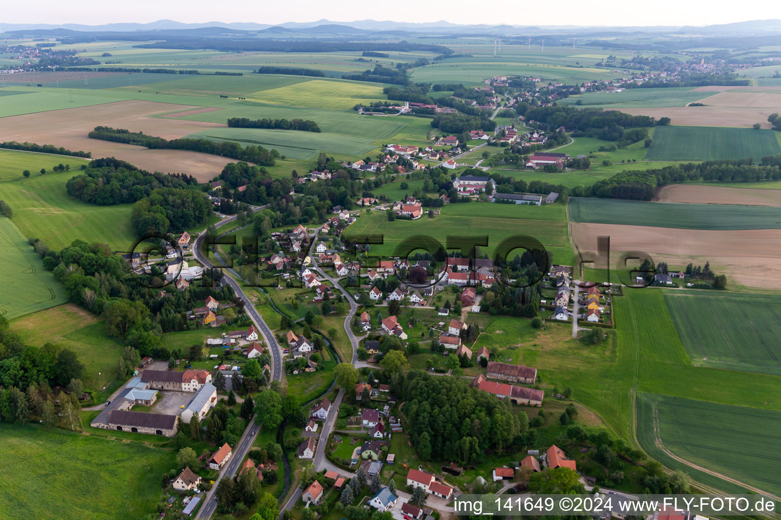 Ortsteil Schönau-Berzdorf in Schönau-Berzdorf auf dem Eigen im Bundesland Sachsen, Deutschland