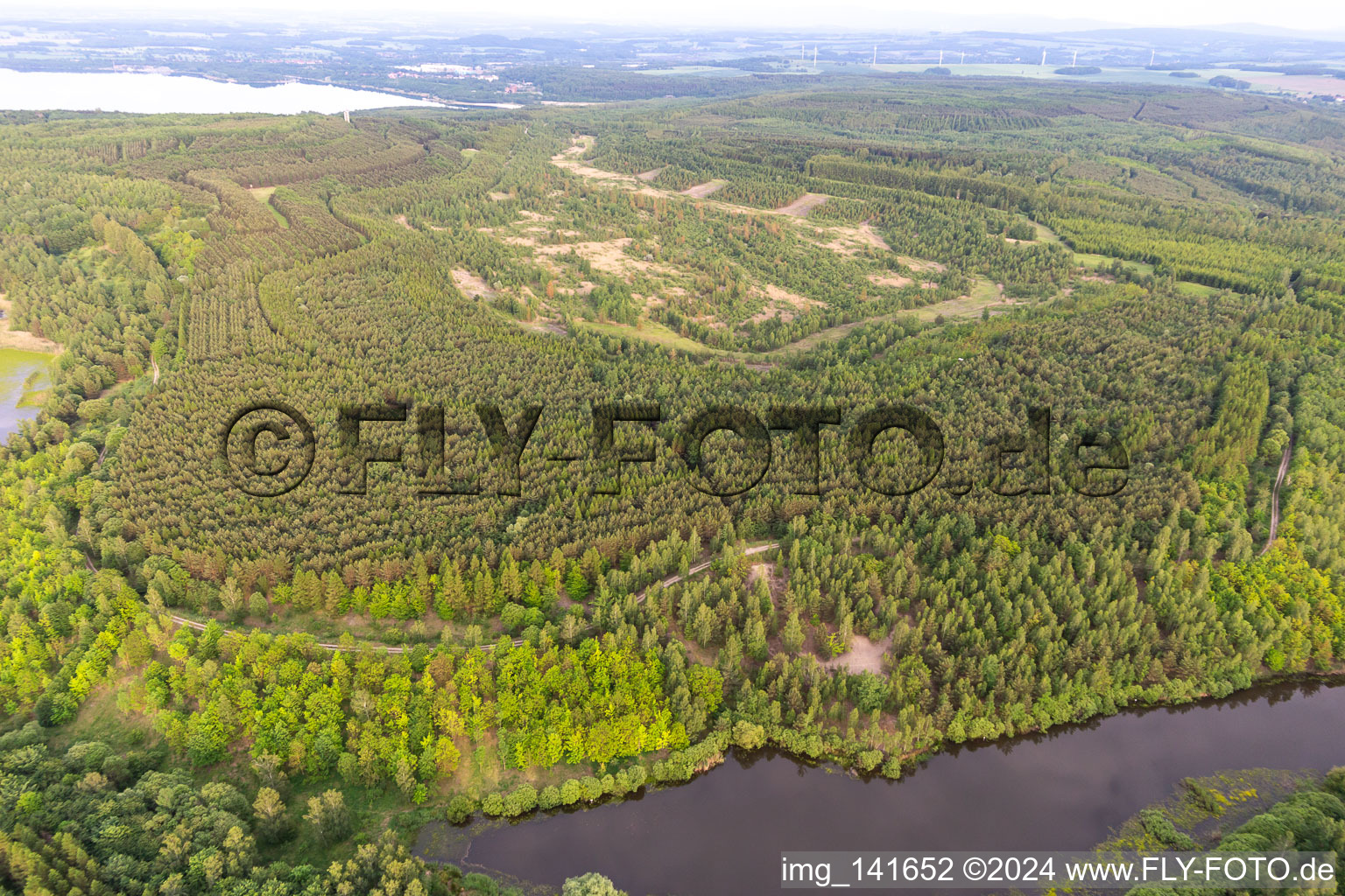 Neuberzdorfer Höhe im Ortsteil Schönau-Berzdorf in Schönau-Berzdorf auf dem Eigen im Bundesland Sachsen, Deutschland