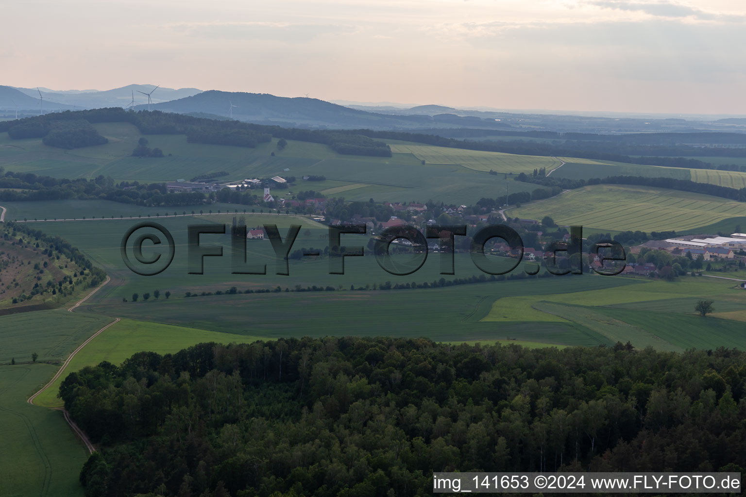 Friedersdorf von Osten in Markersdorf im Bundesland Sachsen, Deutschland