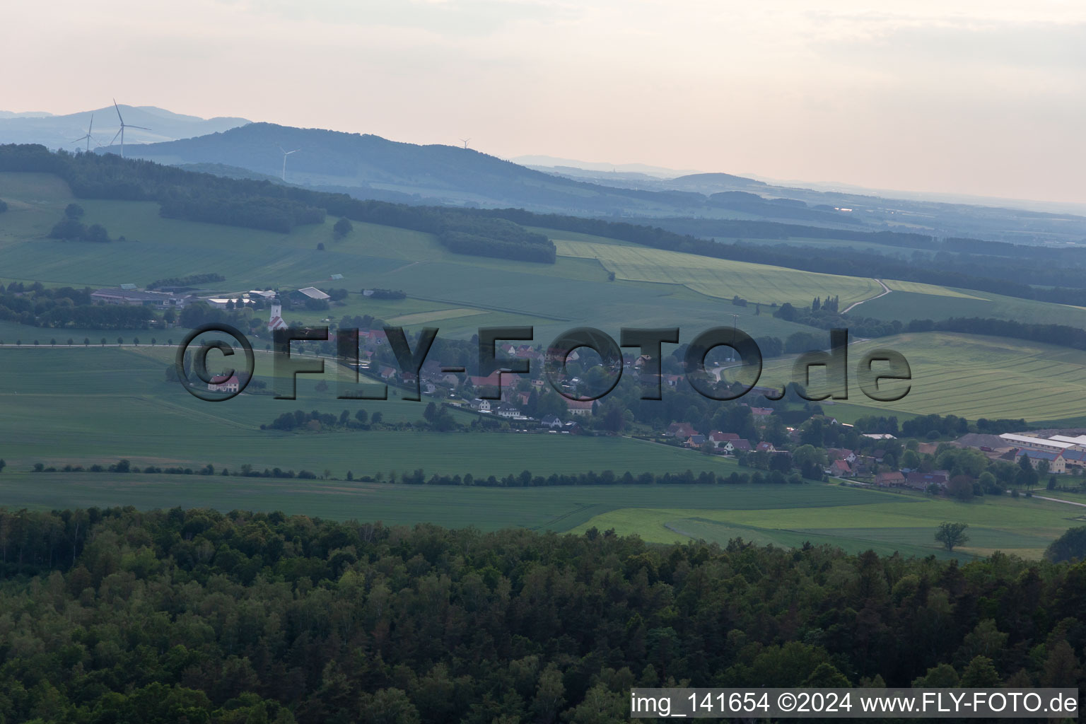 Ortsteil Jauernick-Buschbach in Markersdorf im Bundesland Sachsen, Deutschland