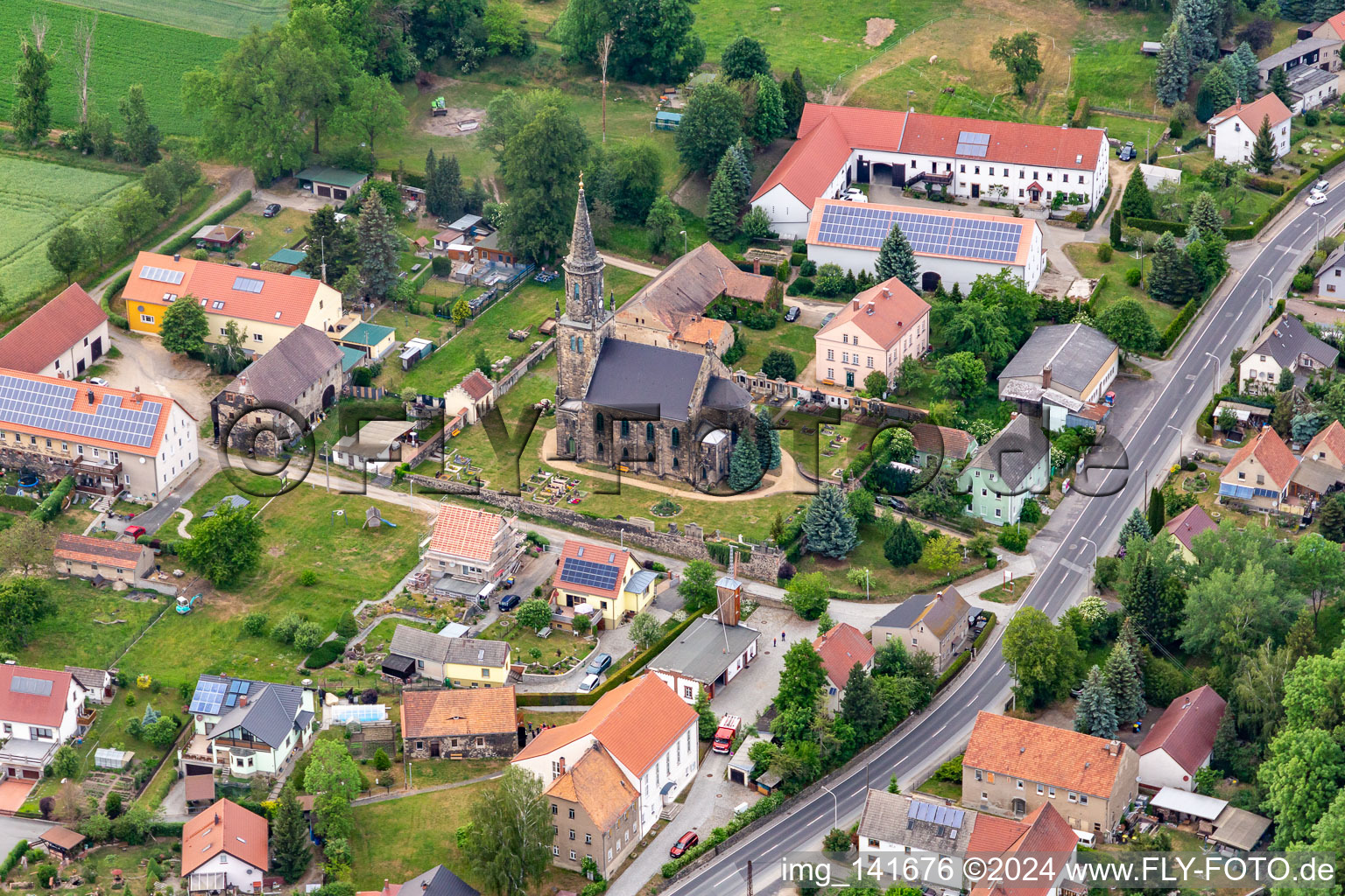 Nikolaikirche Leuba in Ostritz im Bundesland Sachsen, Deutschland