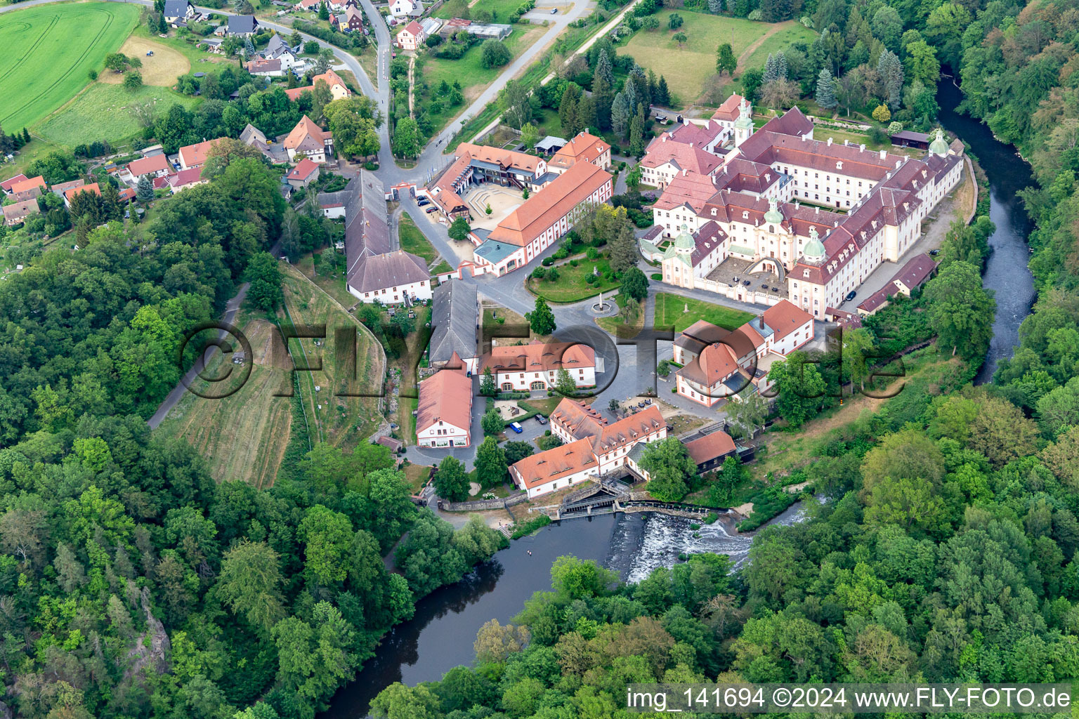 Nonnen-Kloster St. Marienthal in Ostritz im Bundesland Sachsen, Deutschland