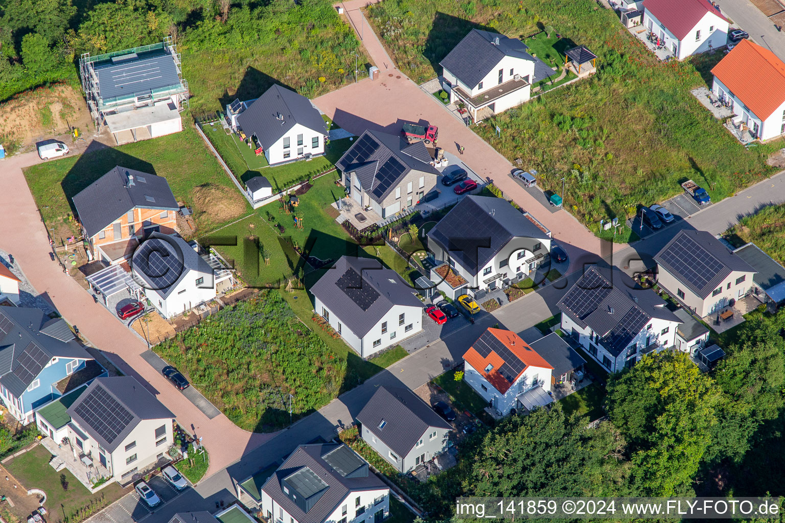 Fliederweg in Kandel im Bundesland Rheinland-Pfalz, Deutschland