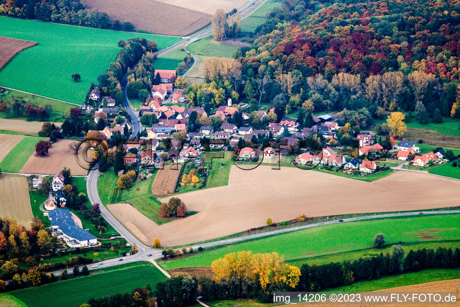 Unterhof im Bundesland Baden-Württemberg, Deutschland