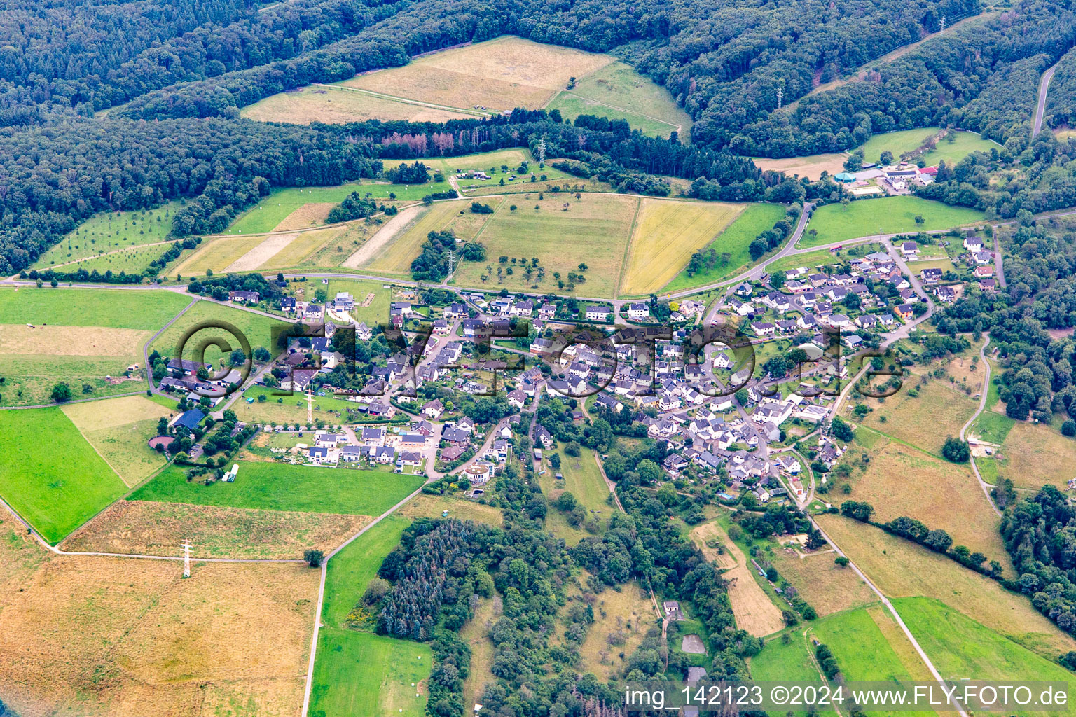 Ortsteil Holzfeld in Boppard im Bundesland Rheinland-Pfalz, Deutschland