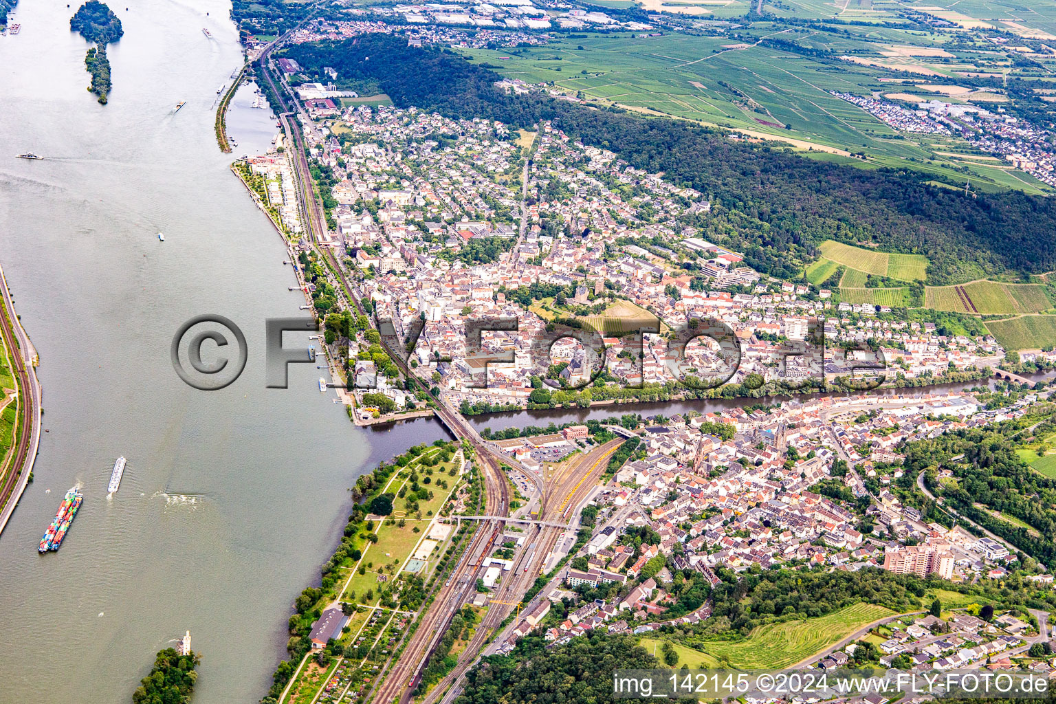 Ortsteil Bingerbrück in Bingen am Rhein im Bundesland Rheinland-Pfalz, Deutschland