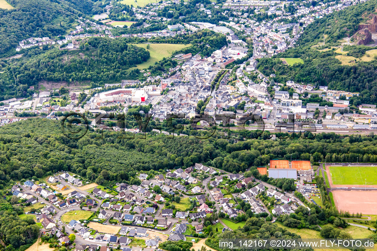 Kirn im Bundesland Rheinland-Pfalz, Deutschland