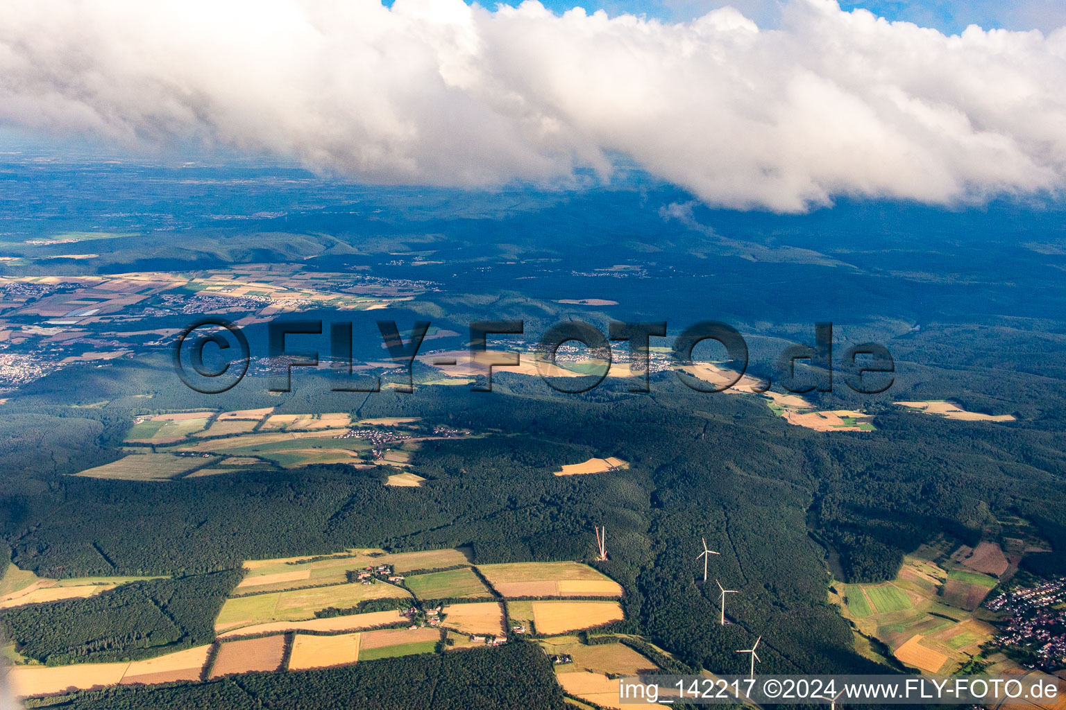 Ramsen von Norden im Bundesland Rheinland-Pfalz, Deutschland