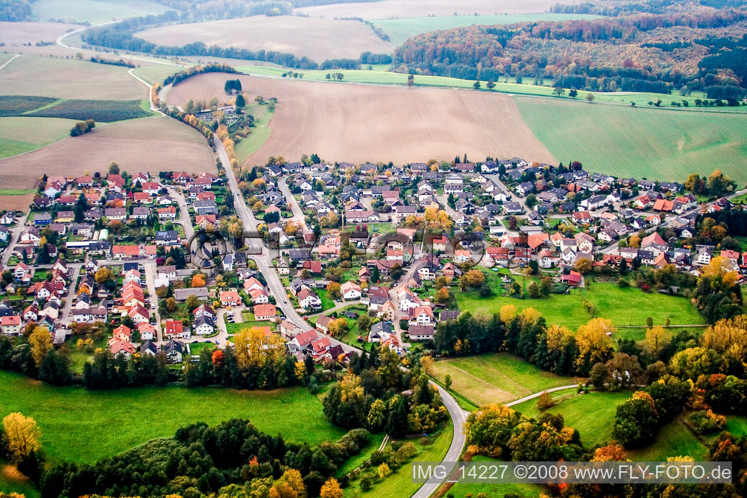 Luftaufnahme von Lobenfeld im Bundesland Baden-Württemberg, Deutschland