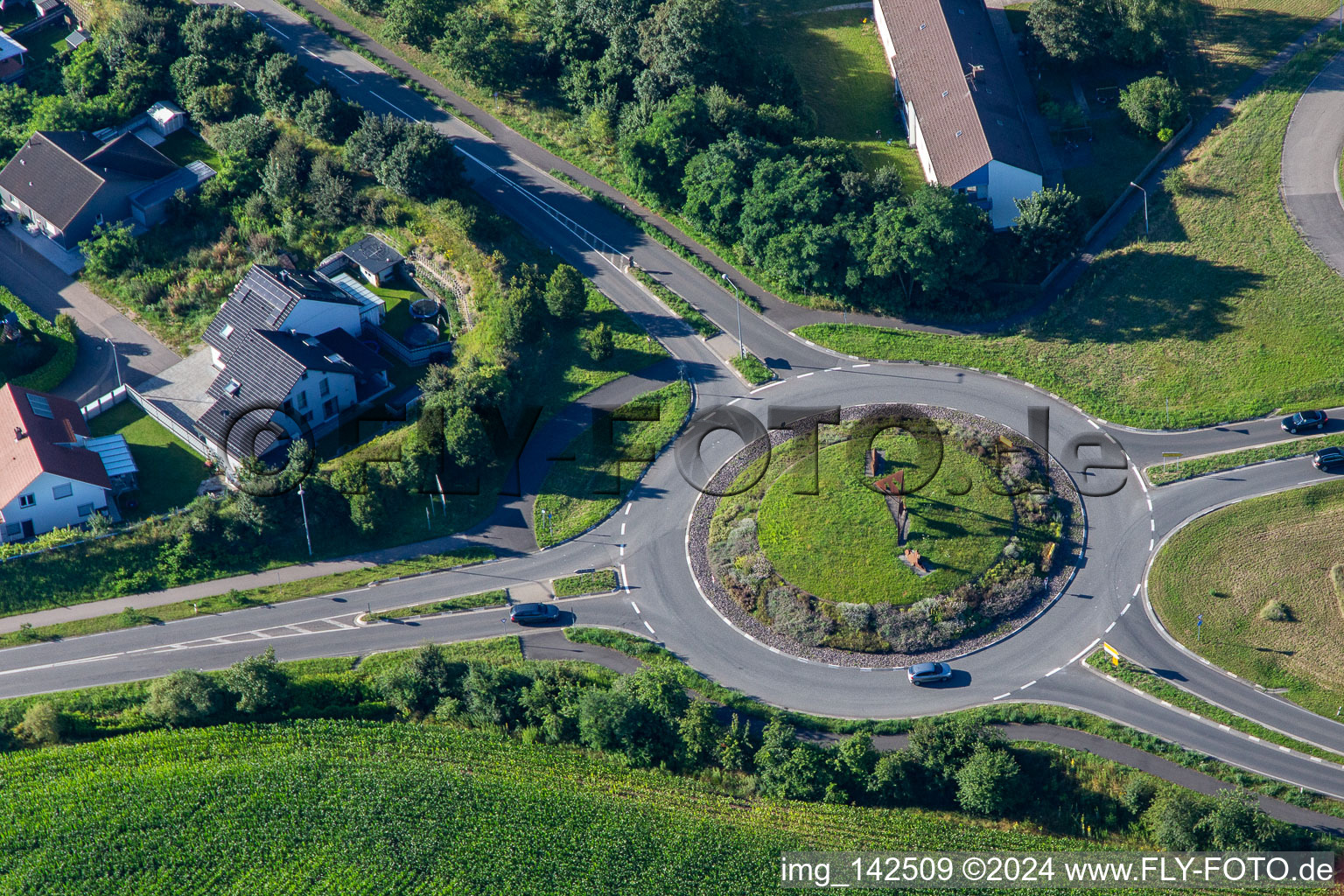 Germersheim im Bundesland Rheinland-Pfalz, Deutschland aus der Luft betrachtet