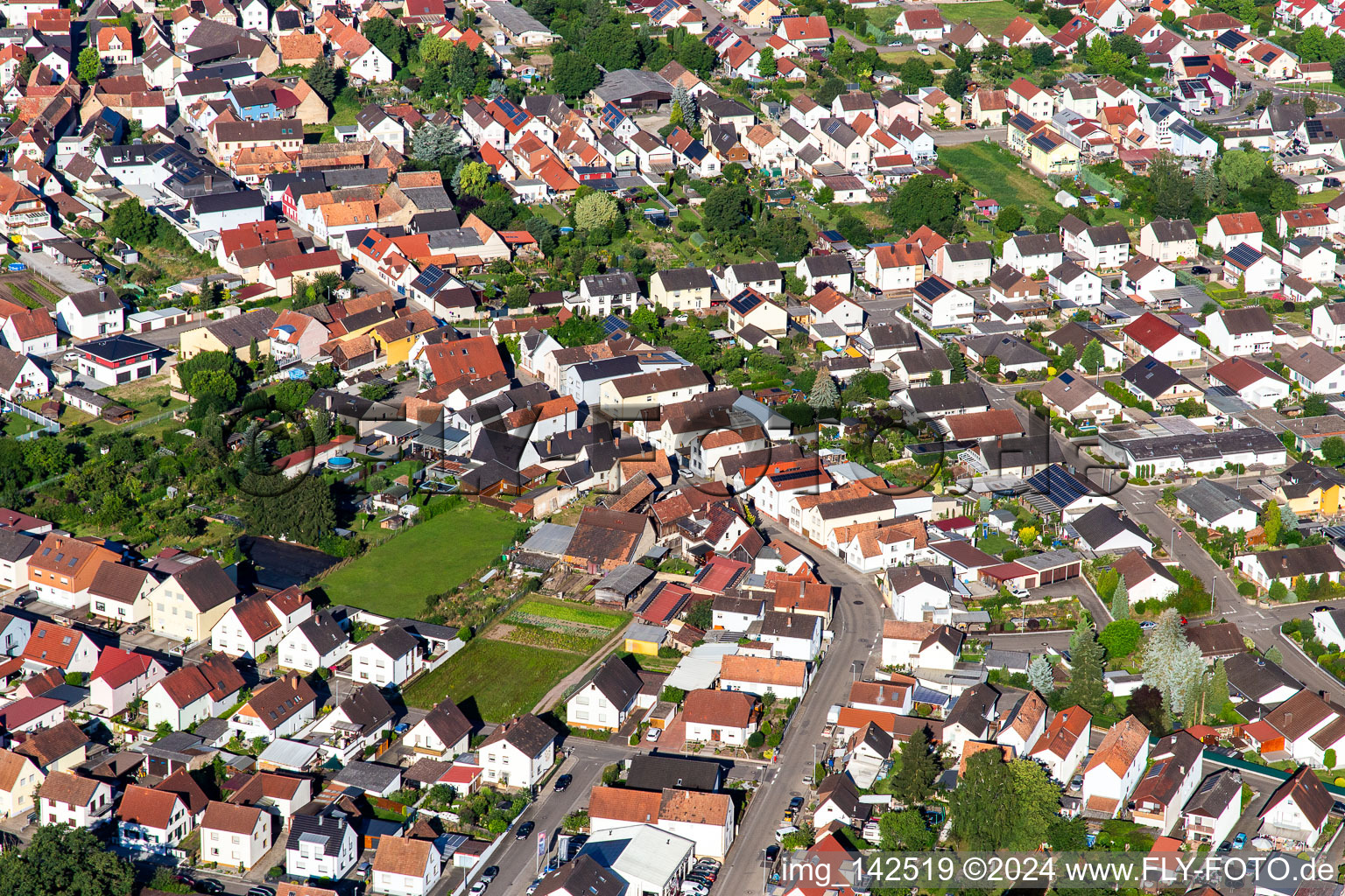 Wörthstr in Hördt im Bundesland Rheinland-Pfalz, Deutschland