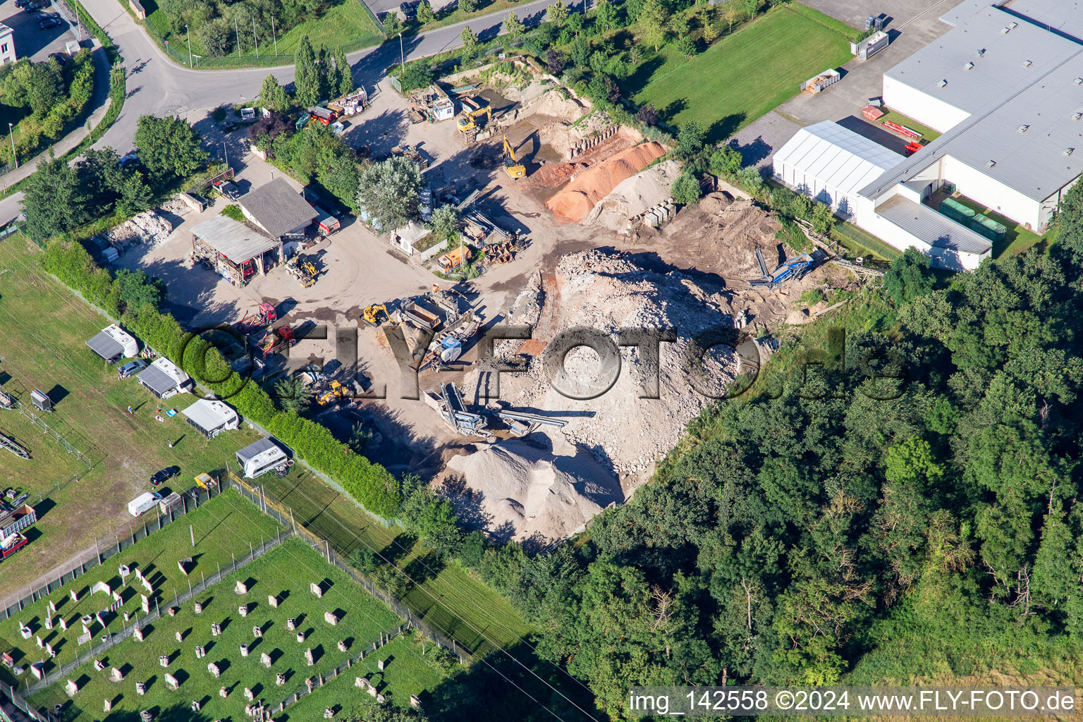 GAUDIER Erd- u. Rückbau GmbH im Ortsteil Minderslachen in Kandel im Bundesland Rheinland-Pfalz, Deutschland