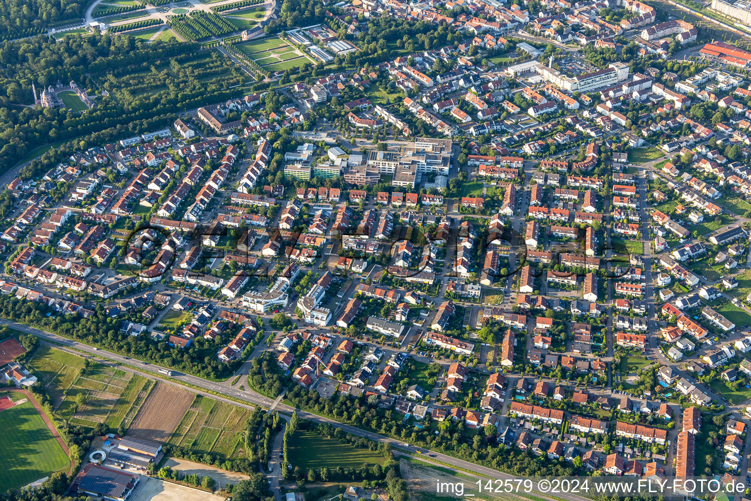 GRN-Klinik Schwetzingen im Bundesland Baden-Württemberg, Deutschland