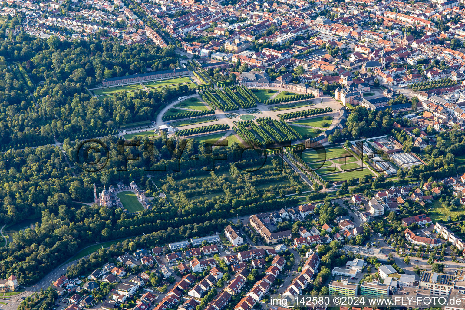 Schlossgarten Schwetzingen im Bundesland Baden-Württemberg, Deutschland