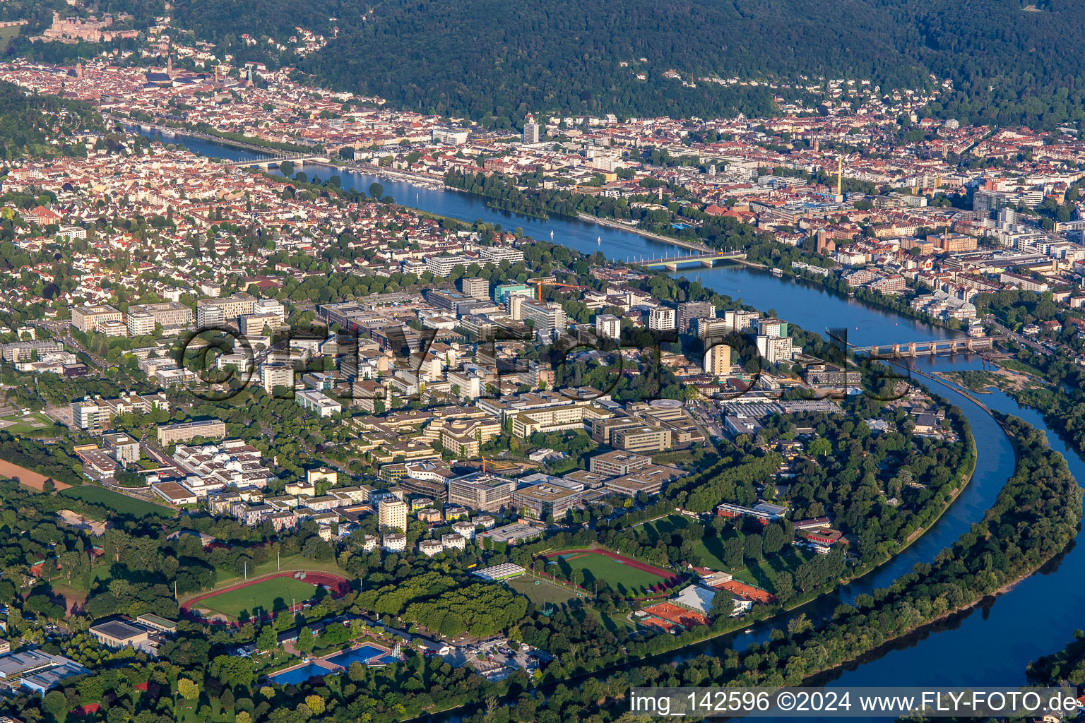 Neuenheimer Feld in Heidelberg im Bundesland Baden-Württemberg, Deutschland