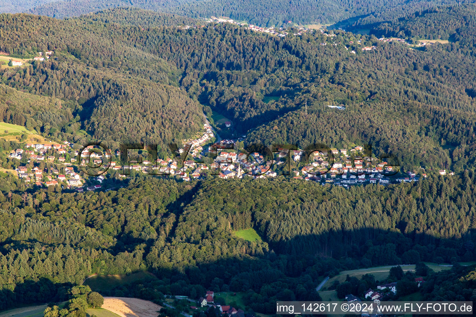 Altenbach von Nordwesten in Schriesheim im Bundesland Baden-Württemberg, Deutschland