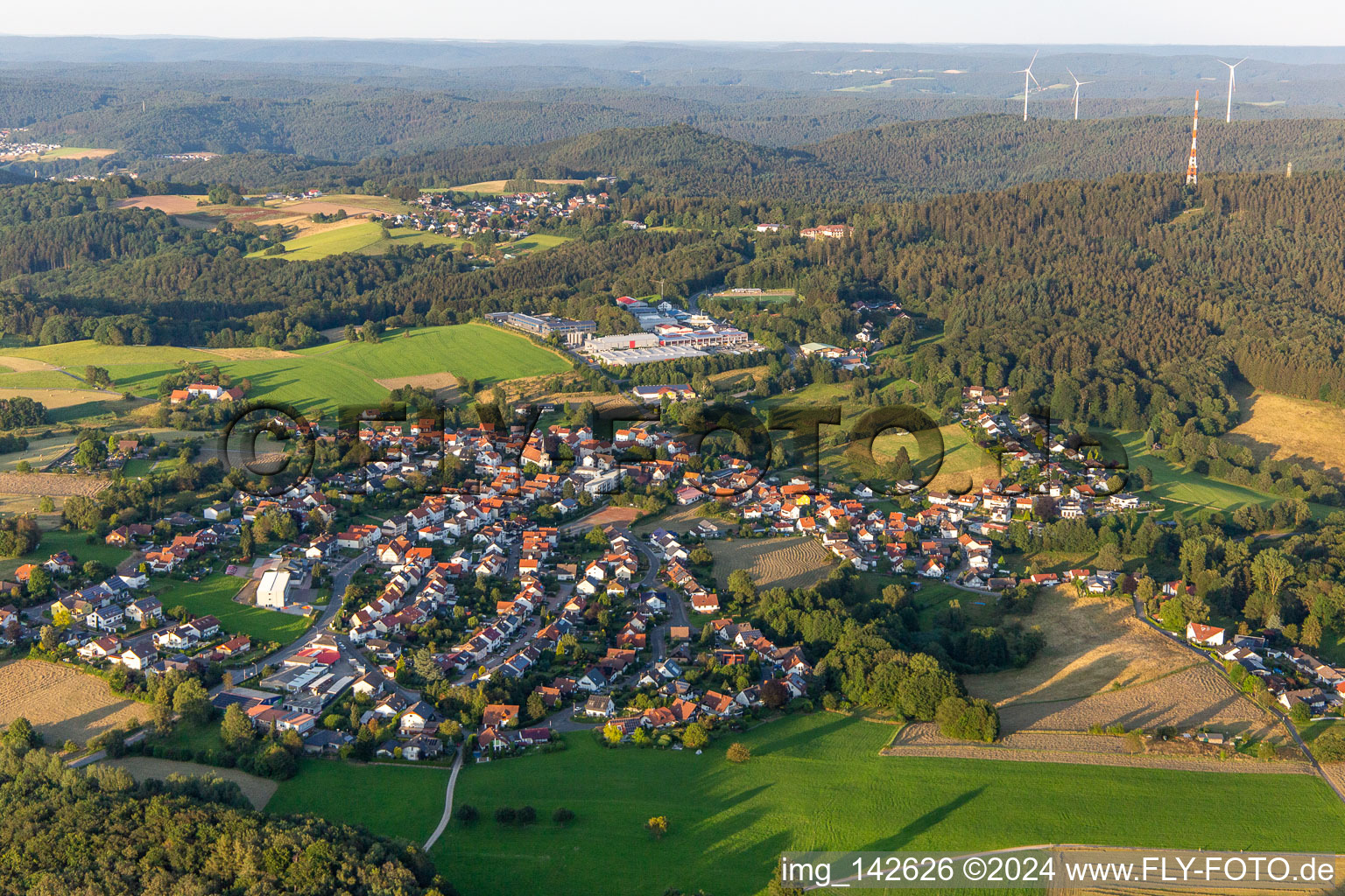 Ortsteil Ober-Abtsteinach im Bundesland Hessen, Deutschland