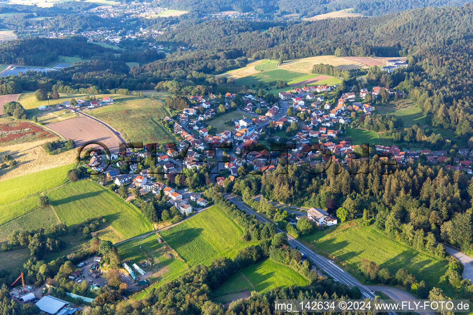 Ortsteil Siedelsbrunn in Wald-Michelbach im Bundesland Hessen, Deutschland