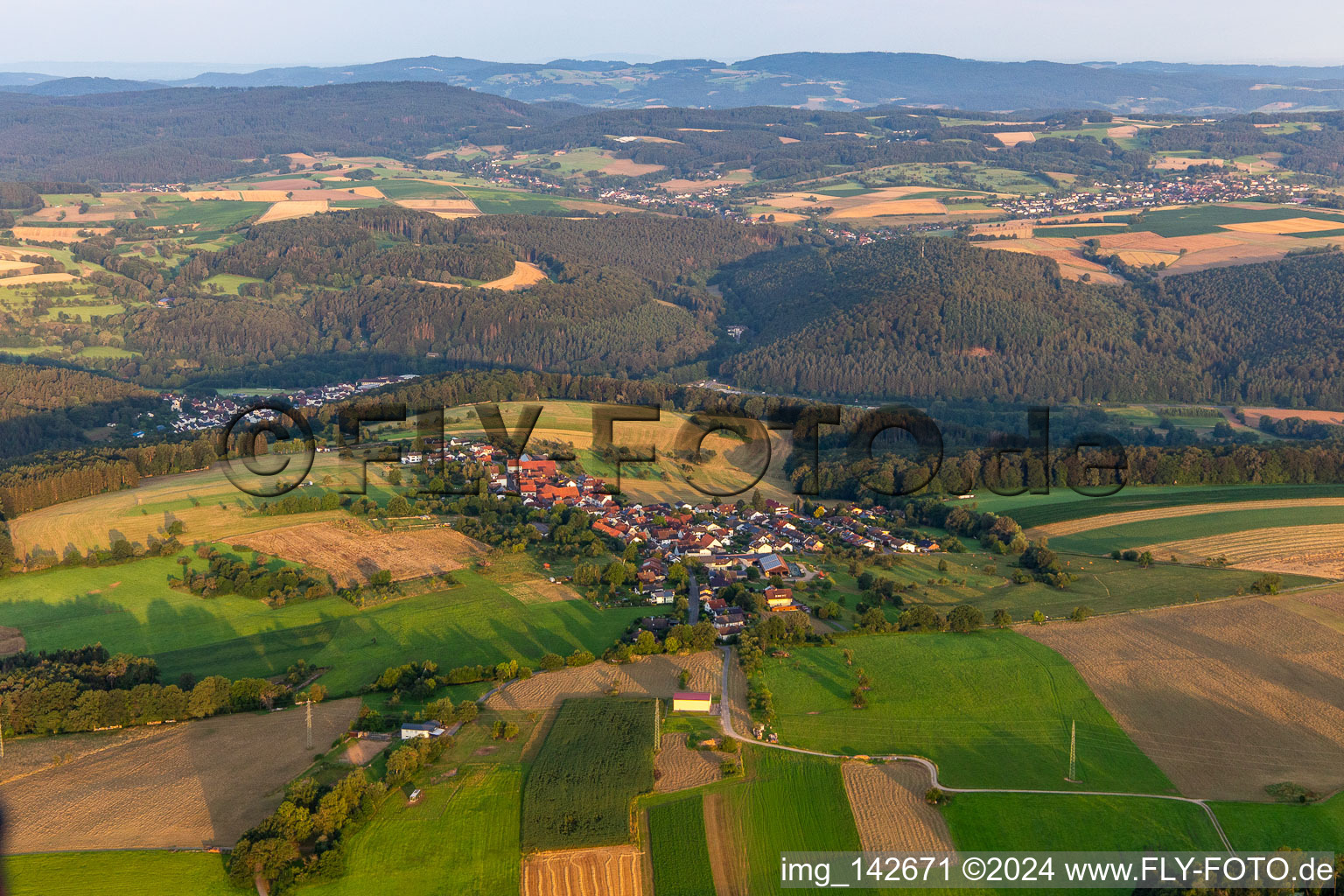 Ortsteil Momart in Bad König im Bundesland Hessen, Deutschland