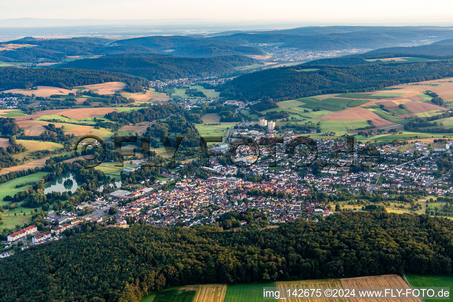 Bad König von Südosten im Bundesland Hessen, Deutschland