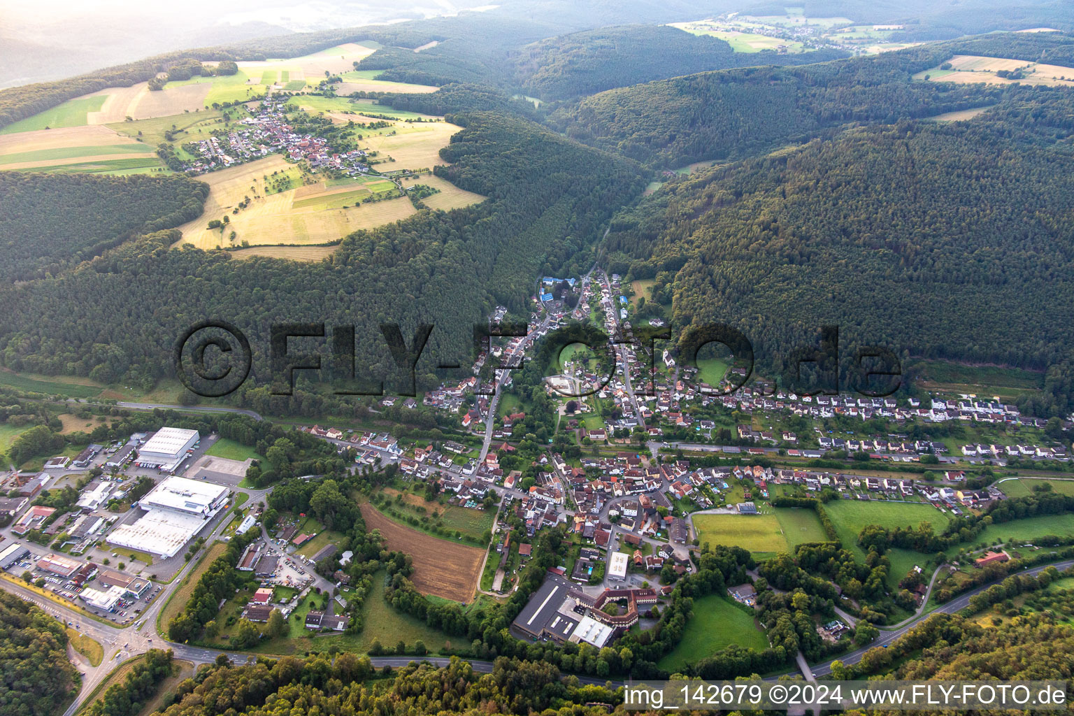 Zell von Westen in Bad König im Bundesland Hessen, Deutschland