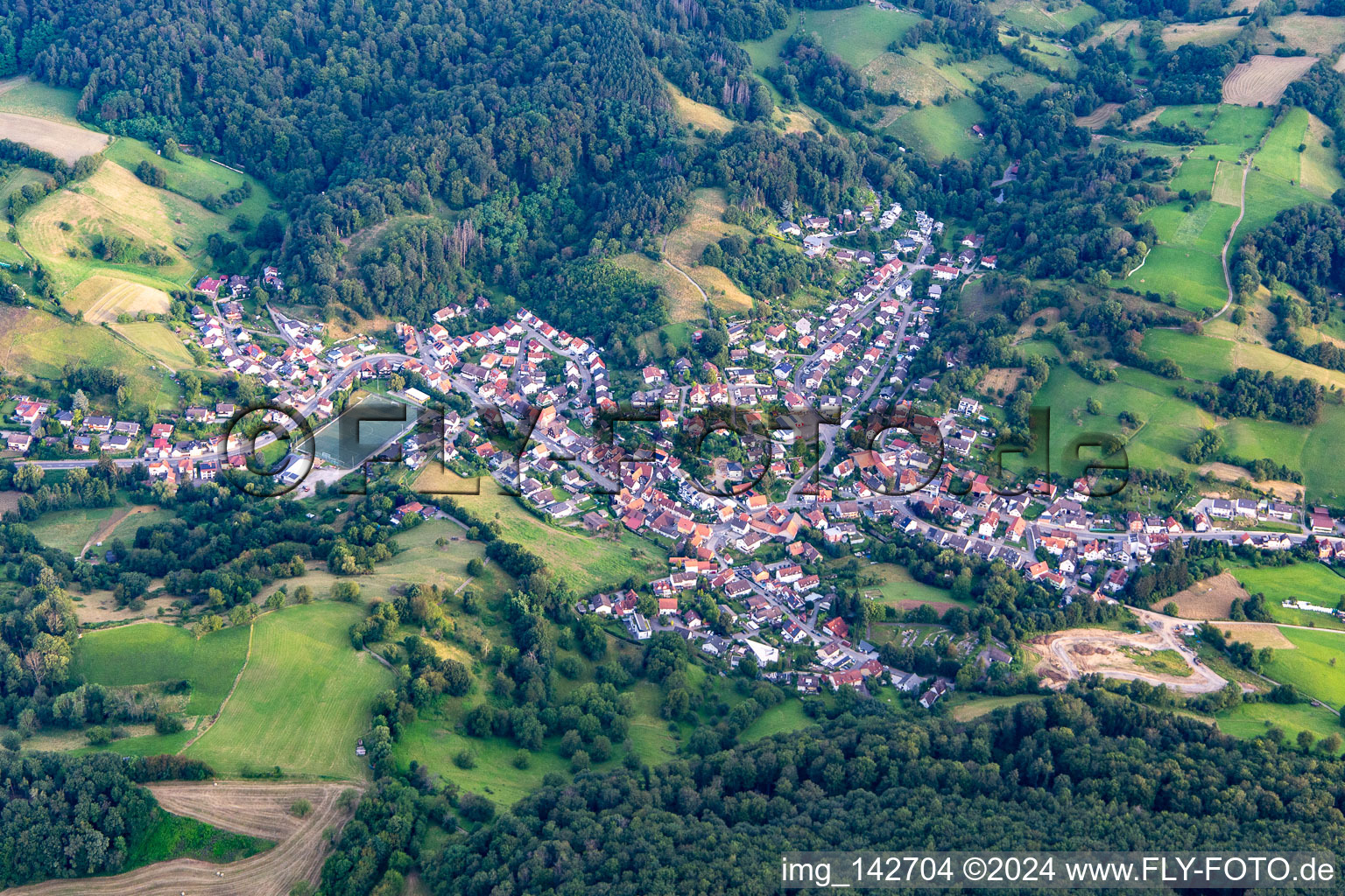 Ortsteil Elmshausen in Lautertal im Bundesland Hessen, Deutschland